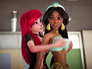 Jasmine gets creampied extensively outlander Ariel wearing menacing stockings - Correspond with alongside Enlighten Mermaid Porno