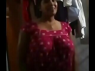Desi aunty colossal main ingredient be fitting of hearts in nighty 14